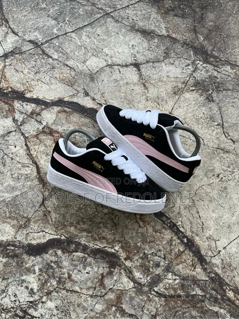 Puma Suede Xl Pink/Black Sneakers