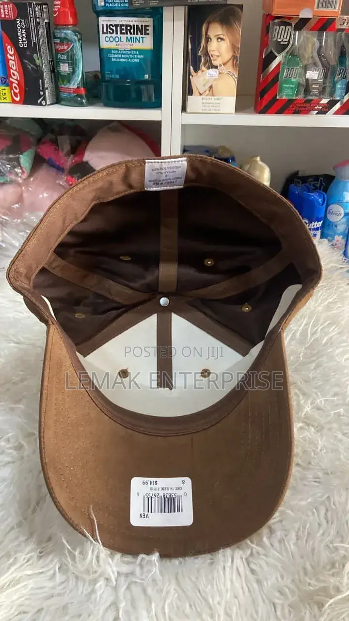 Brown Suede Baseball Cap