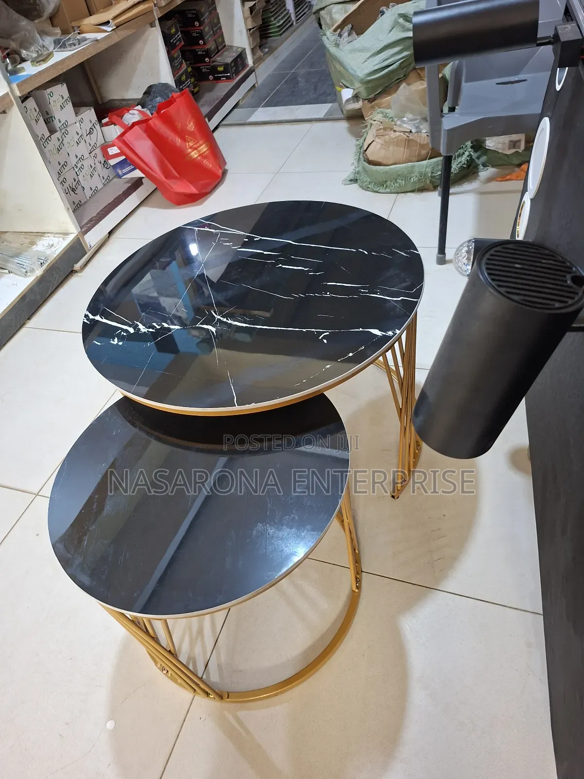 Double Center Table Marble Maf-3921