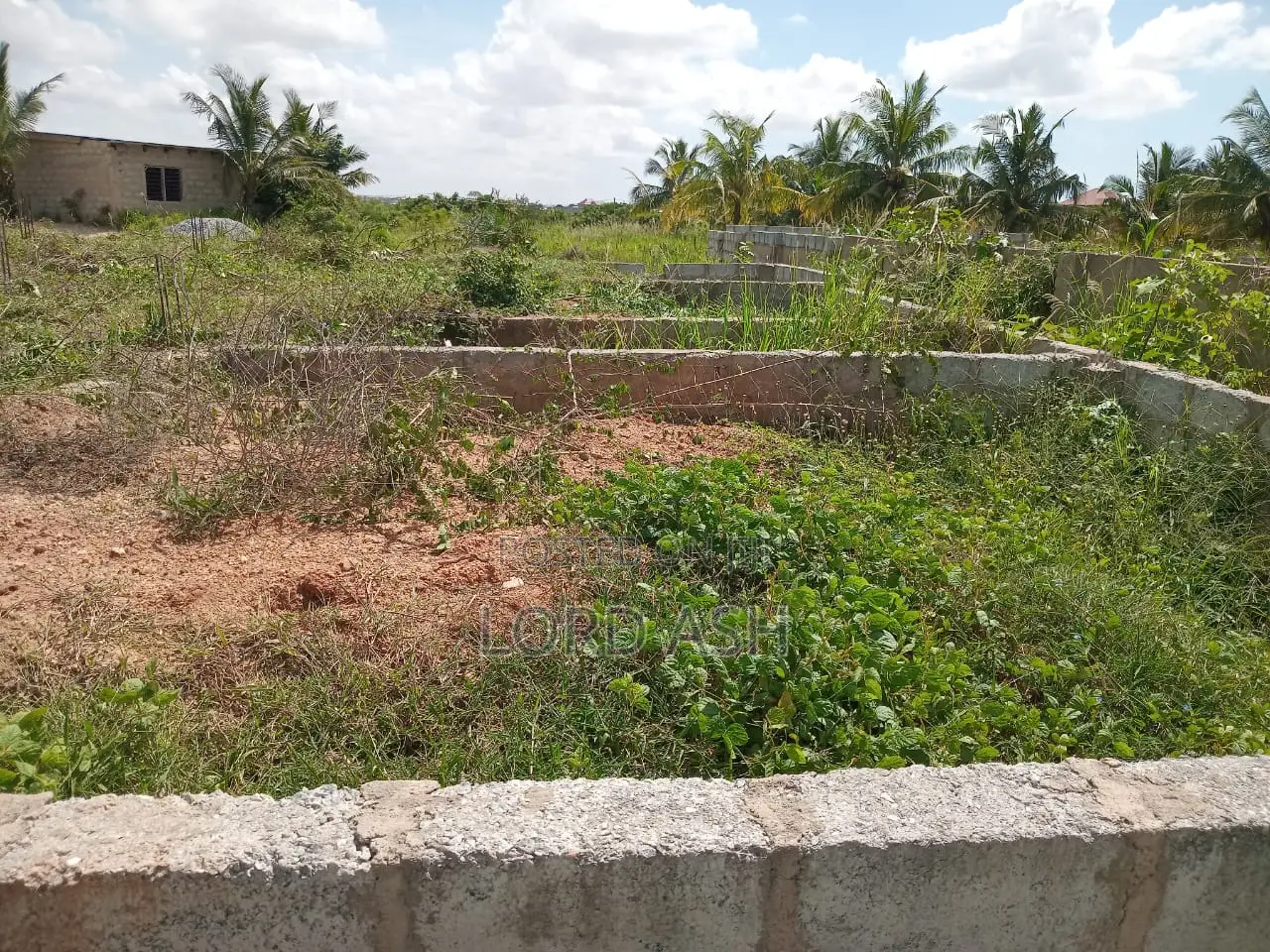 1 Plot of Land for Sale at Kasoa, Gomoa Fetteh With 4 BRM Footings