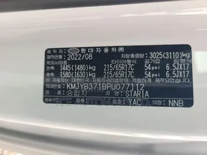 Hyundai Staria 2023 White