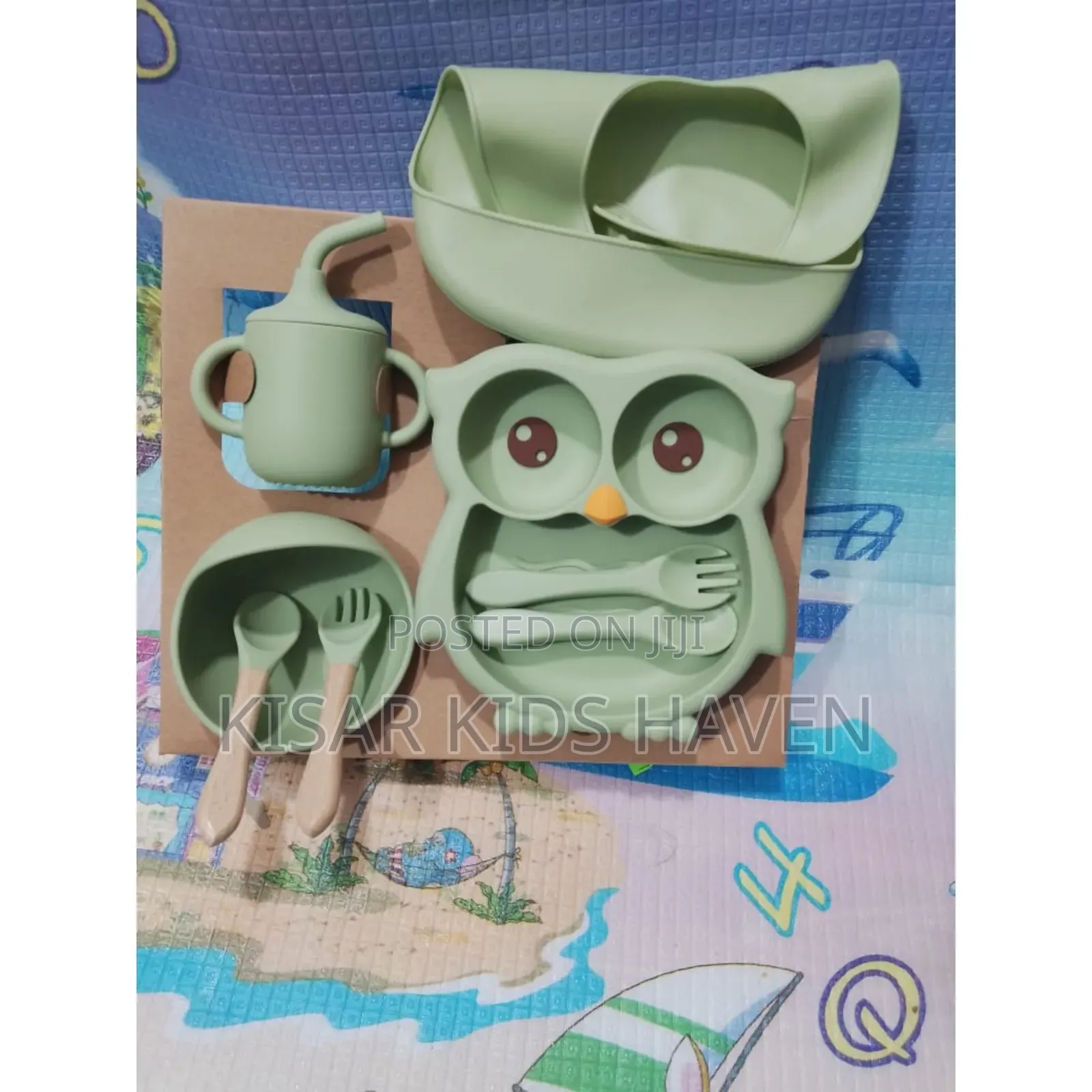 Interesting Silicone Feeding Set 6months to 3 Years