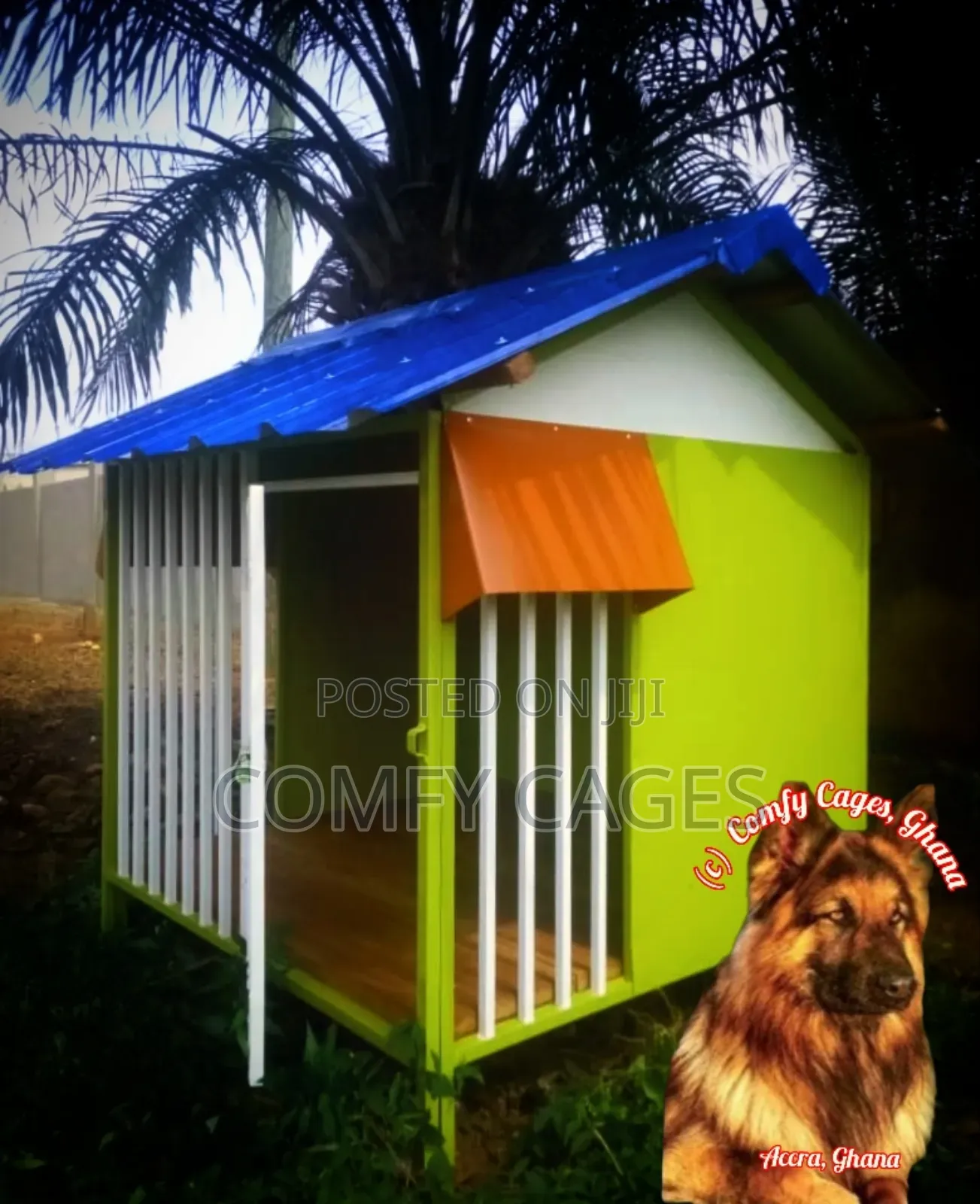 Single Galvanized Steel Comfy Dog Cage/House/ Kennel