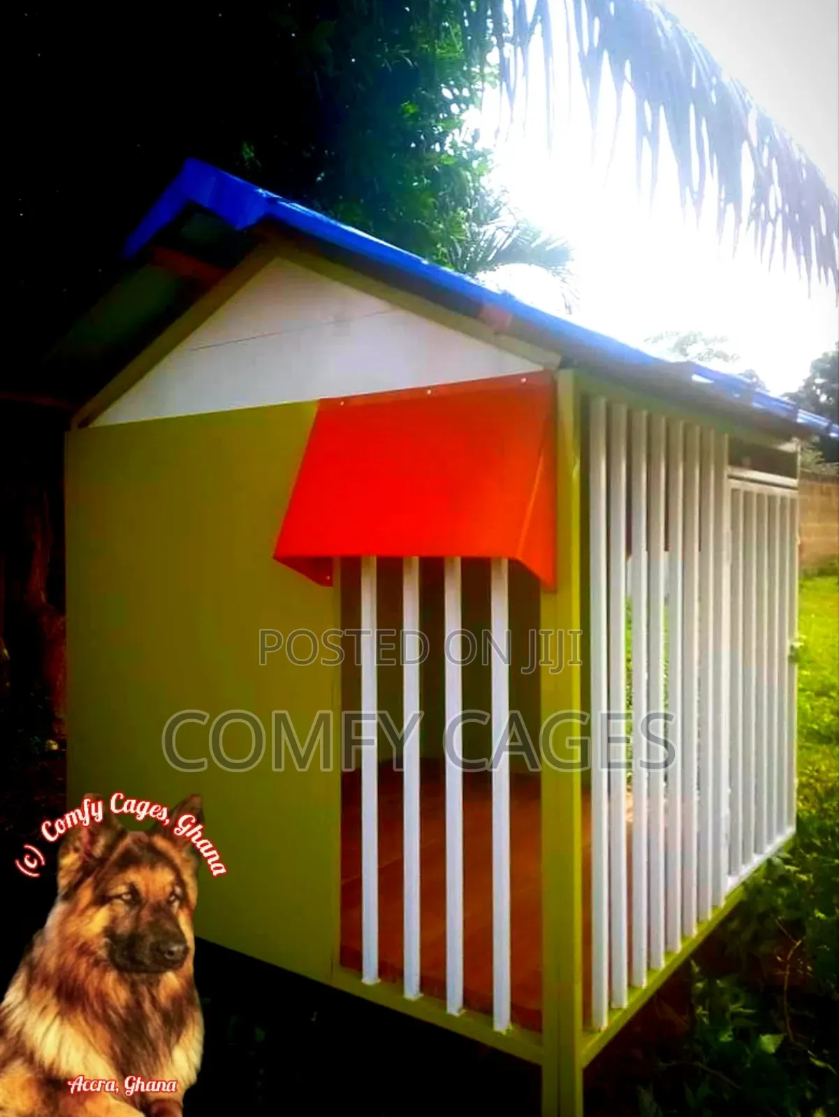 Single Galvanized Steel Comfy Dog Cage/House/ Kennel
