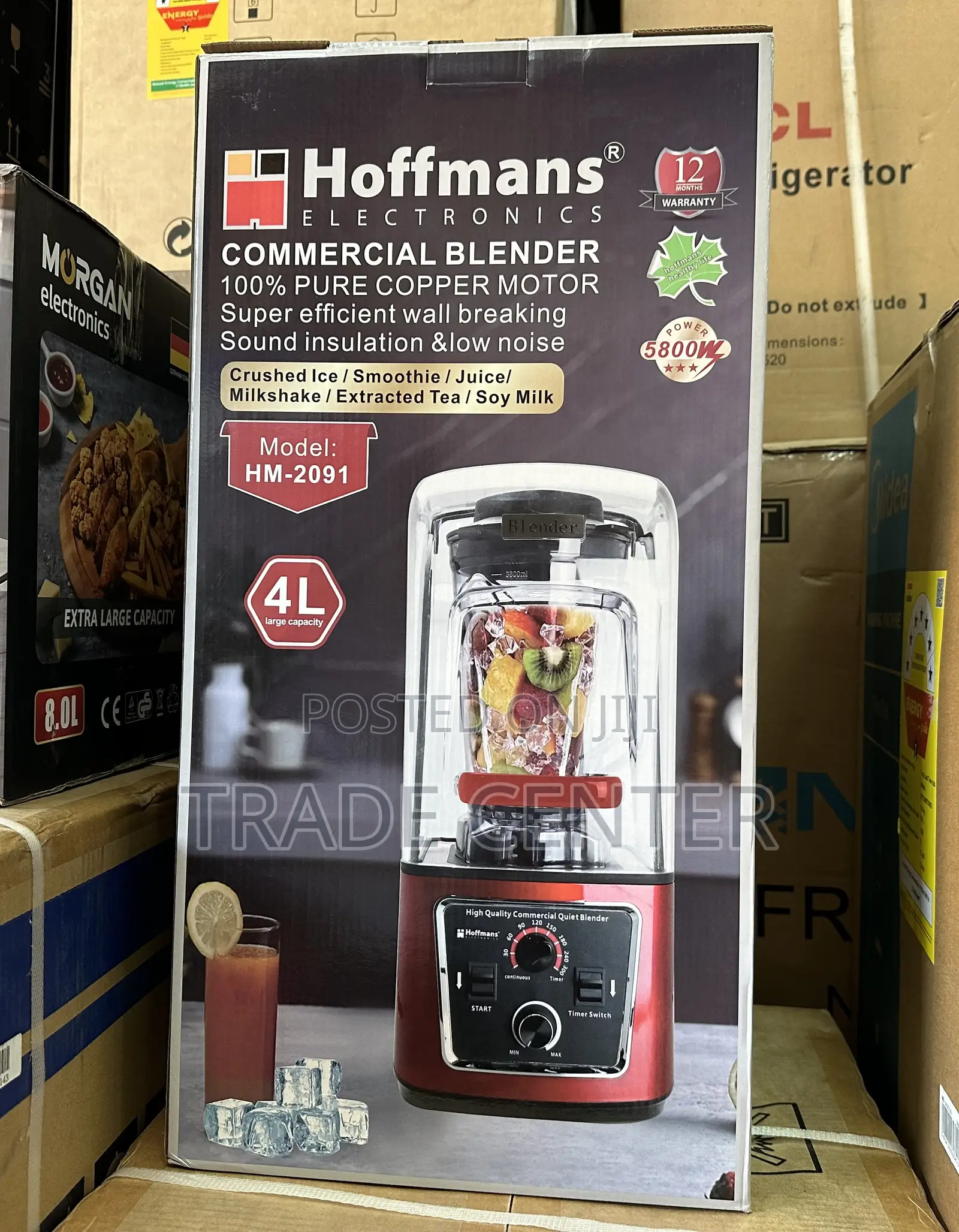 Hoffmans 4l Soundproof Blender