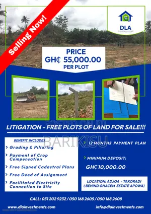 Litigation Free Plots of Land for Sale