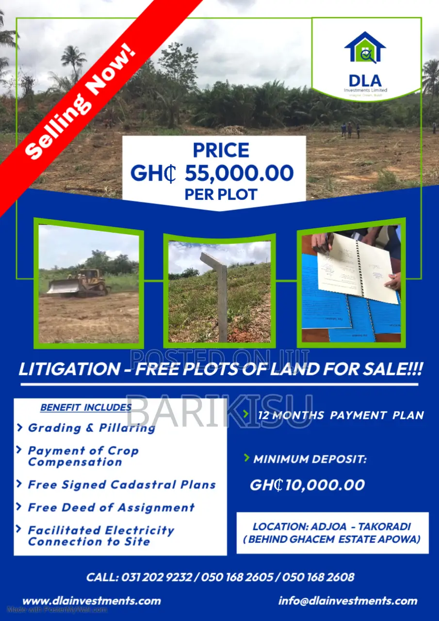 Litigation Free Plots of Land for Sale