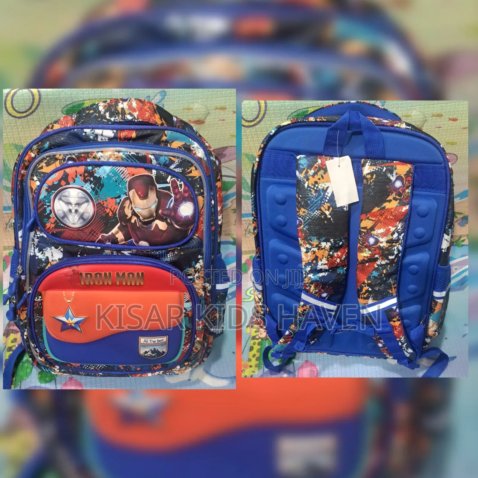 Iron-Man School Bag for Boys 6 to 8 Years ( Reduced to Clear)