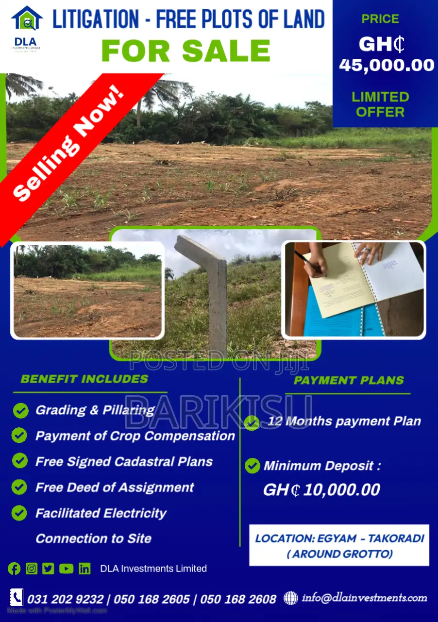 Litigation Free Plots of Land for Sale