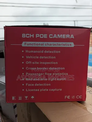 8 Channel Smart Siren Ai CCTV Camera Resolution 8mp ( 500gb Drive)