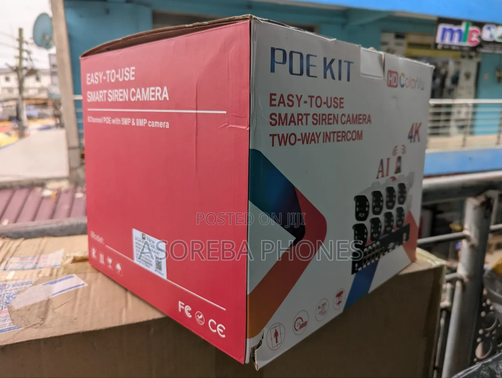 8 Channel Smart Siren Ai CCTV Camera Resolution 8mp ( 500gb Drive)