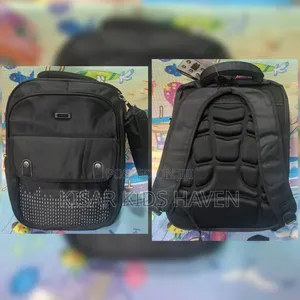 Black School Bag for Kids 6 to 8 Years