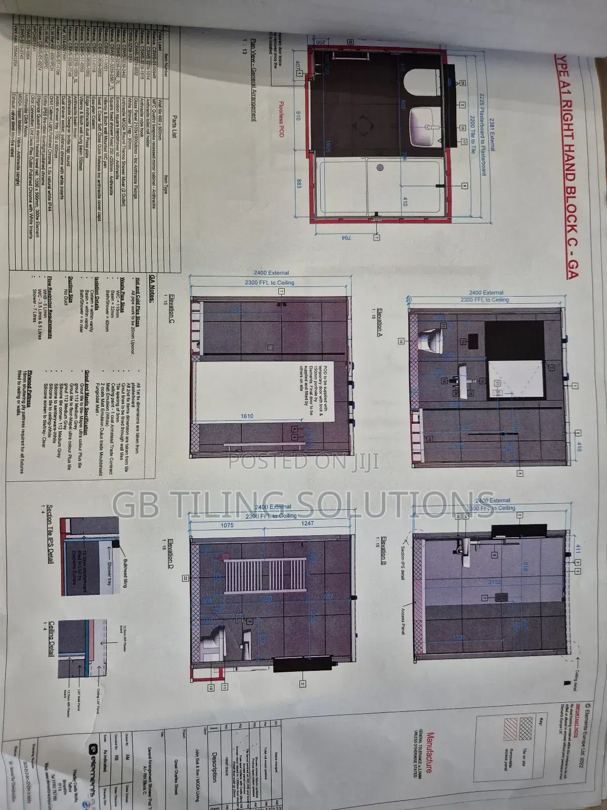 Tiling in Construction