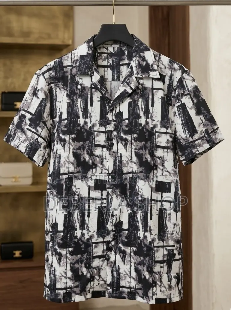 Zara Men Abstract Print Button Down Shirt