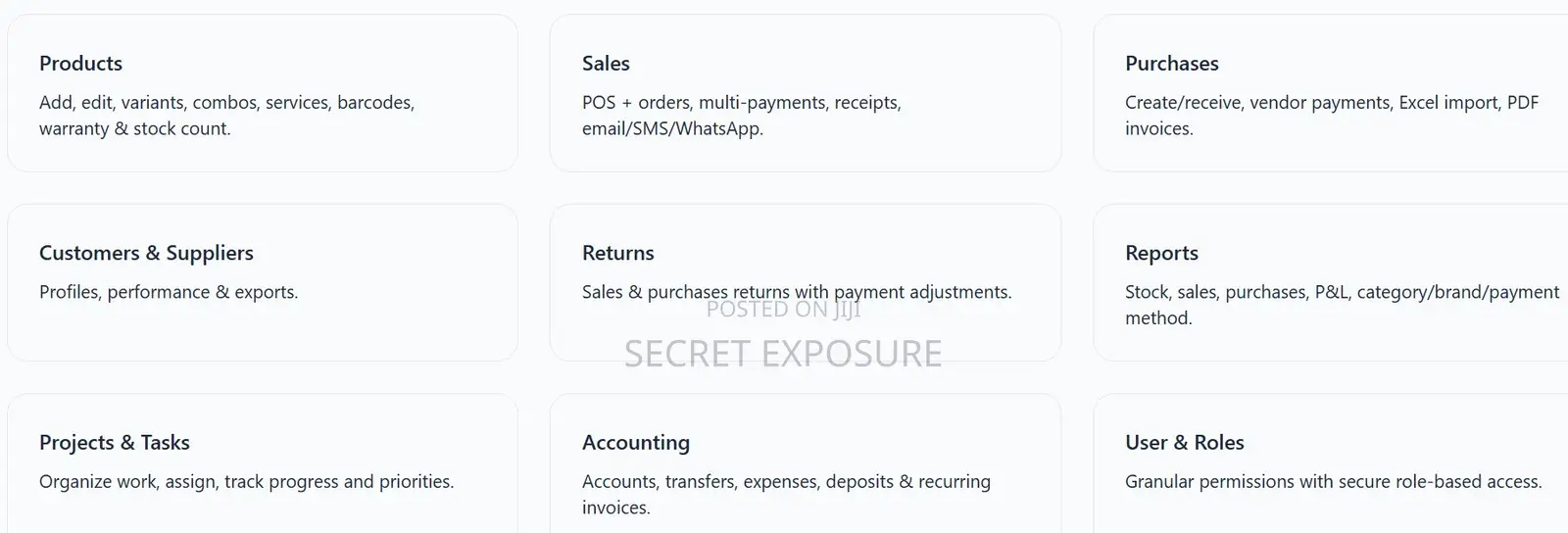 Ultimate Pos + Stock Manager: Erp, Pos Inventory