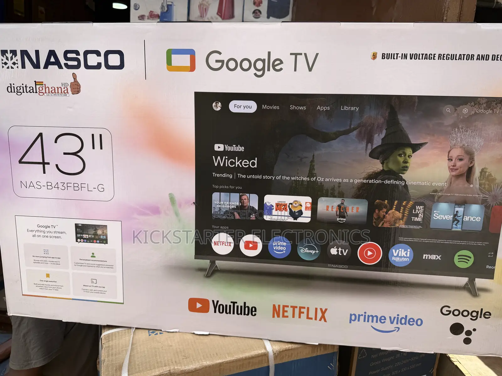 Nasco 43 Inch Smart Tv With Google Tv