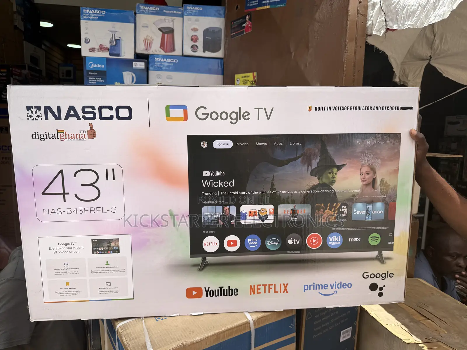 Nasco 43 Inch Smart Tv With Google Tv