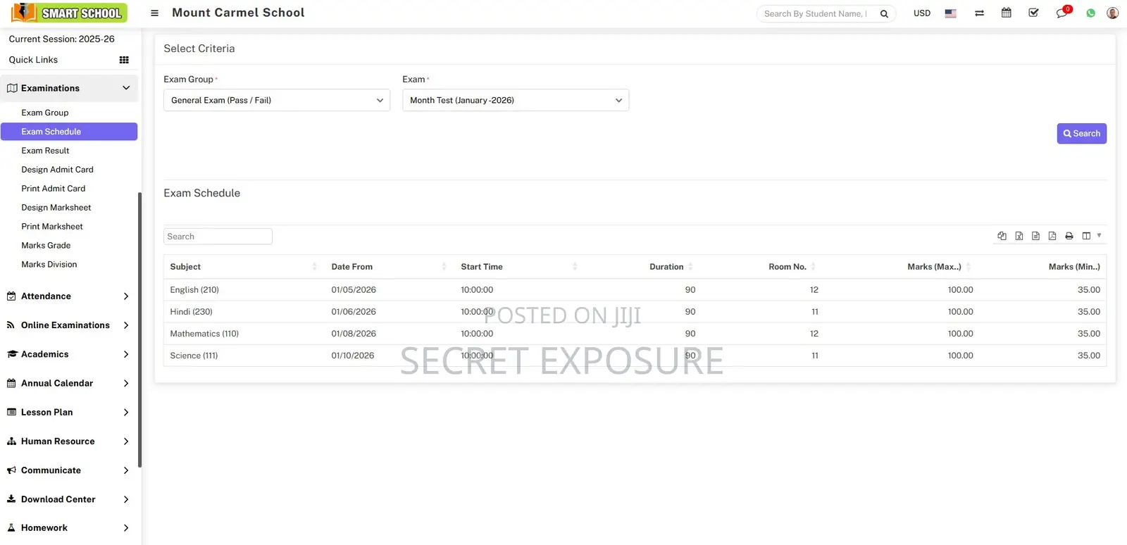 Smart School Management System: Full Erp –