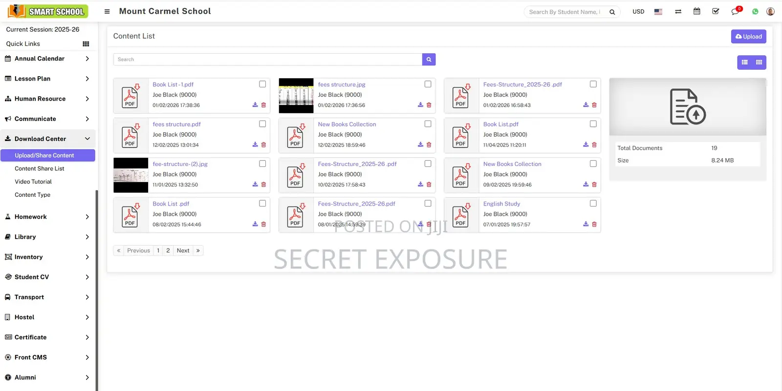 Smart School Management System: Full Erp –