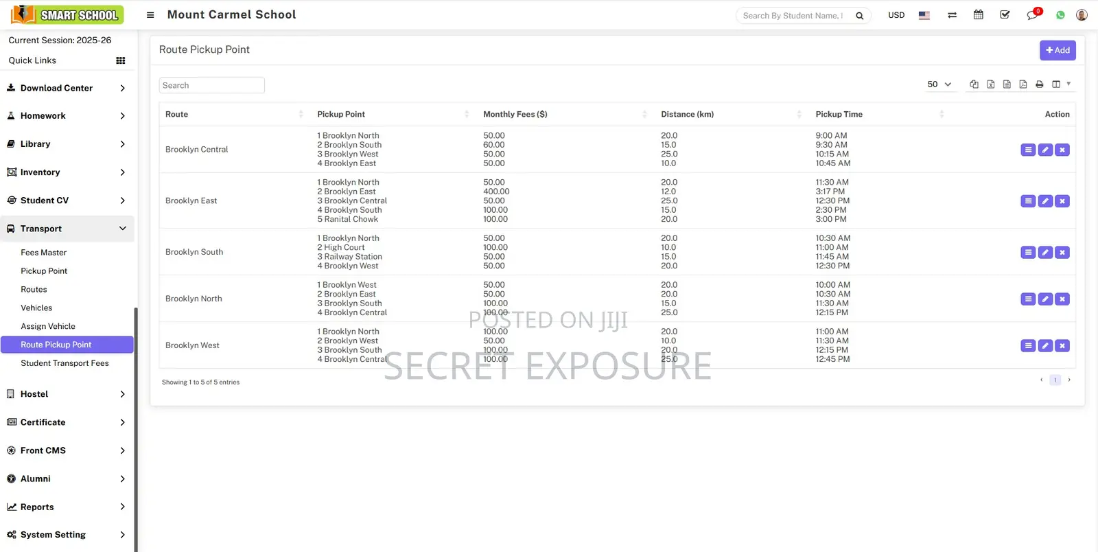 Smart School Management System: Full Erp –