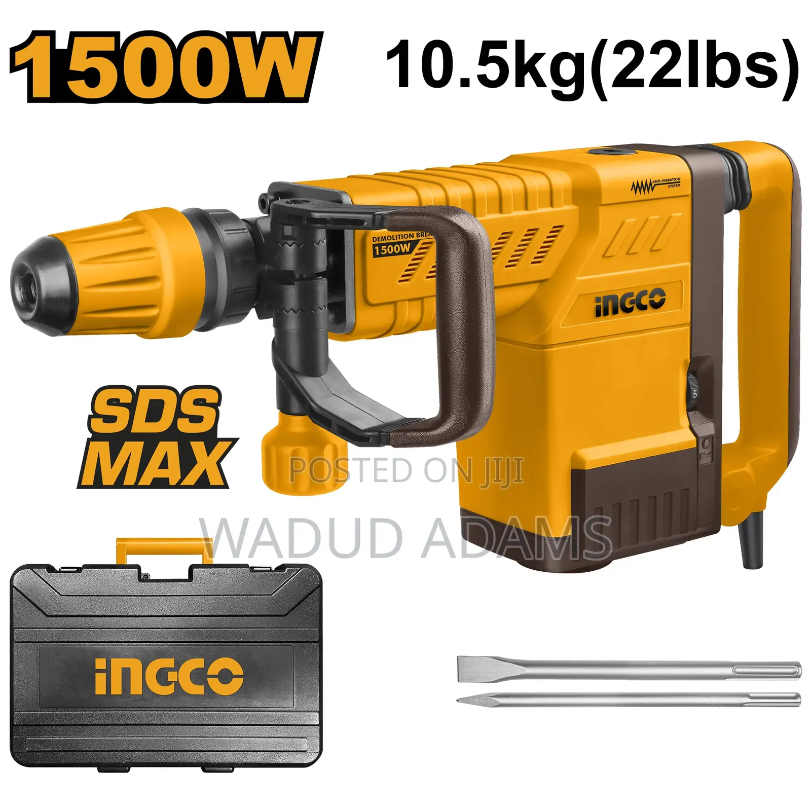 Ingco Demolition Breaker Pdb15006 1500w, 10kg
