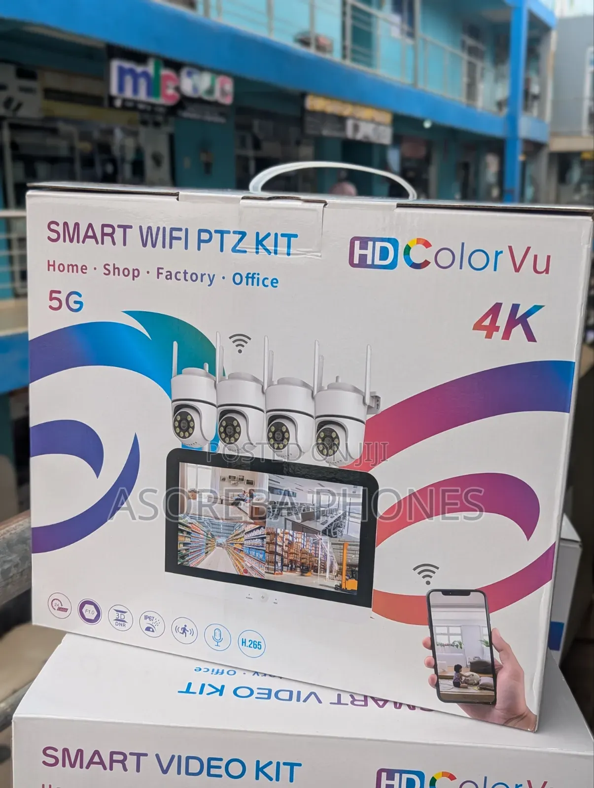 4 Channel Smart Wifi PTZ CCTV Camera With Screen Wireless 