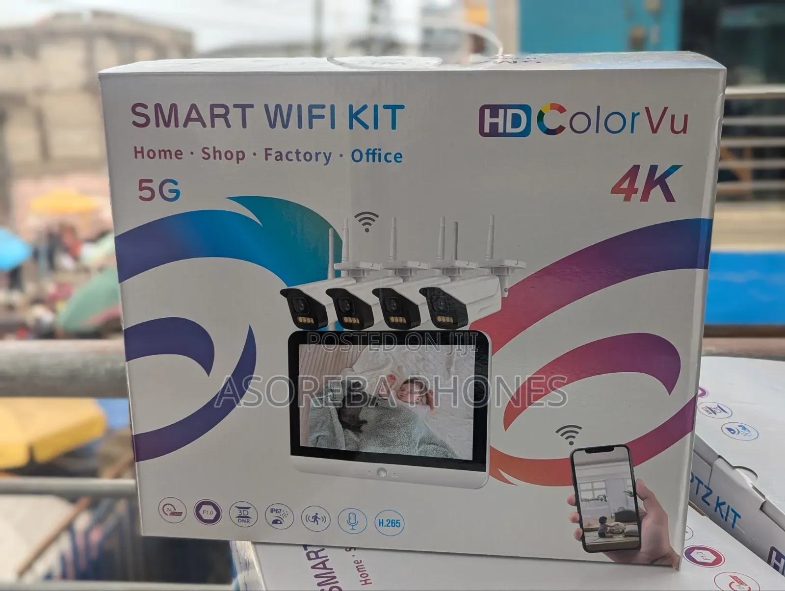 4 Channel Smart Wifi PTZ CCTV Camera With Screen Wireless 