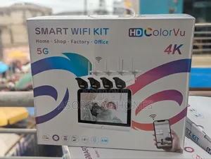 4 Channel Smart Wifi PTZ CCTV Camera With Screen Wireless 