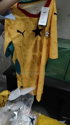 Authentic Ghana Black Stars 2026 World Cup Jersey (Yellow And White)