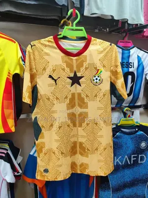 Authentic Ghana Black Stars 2026 World Cup Jersey (Yellow And White)