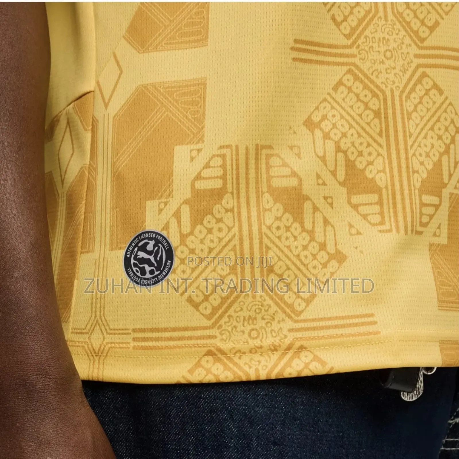 Authentic Ghana Black Stars 2026 World Cup Jersey (Yellow And White)
