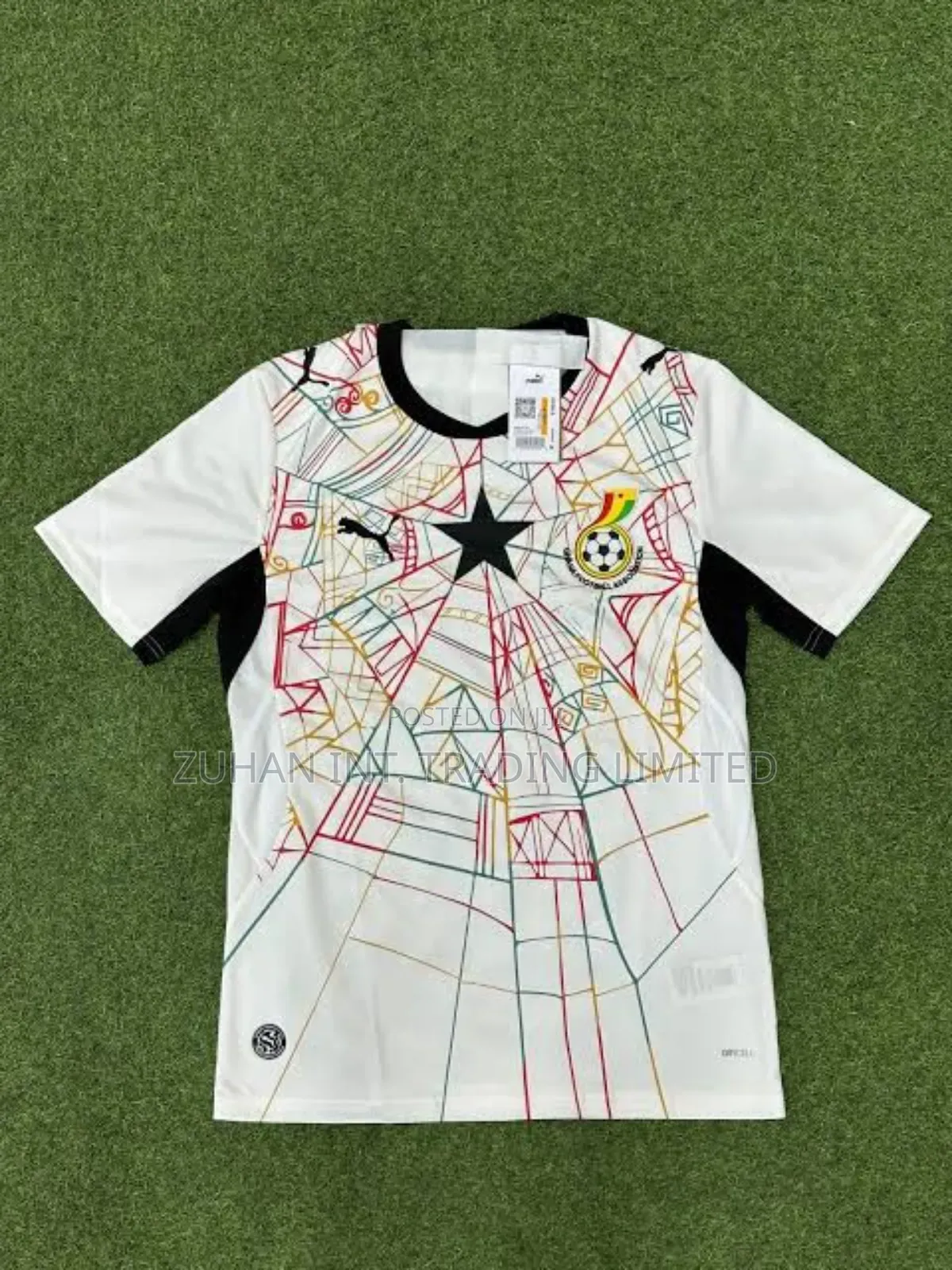 Authentic Ghana Black Stars 2026 World Cup Jersey (Yellow And White)