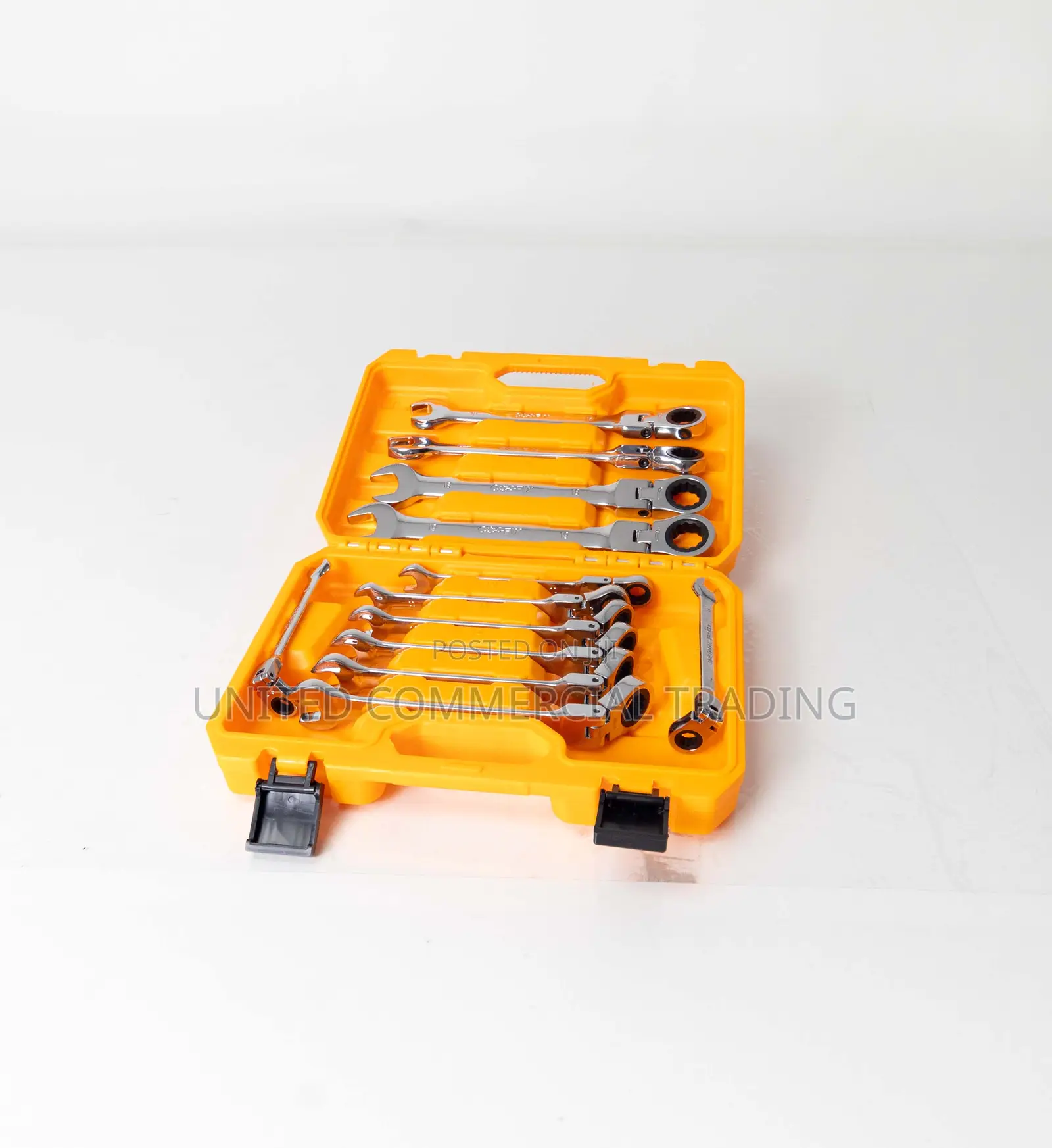 12pcs Flexible Ratchet Wrench Set