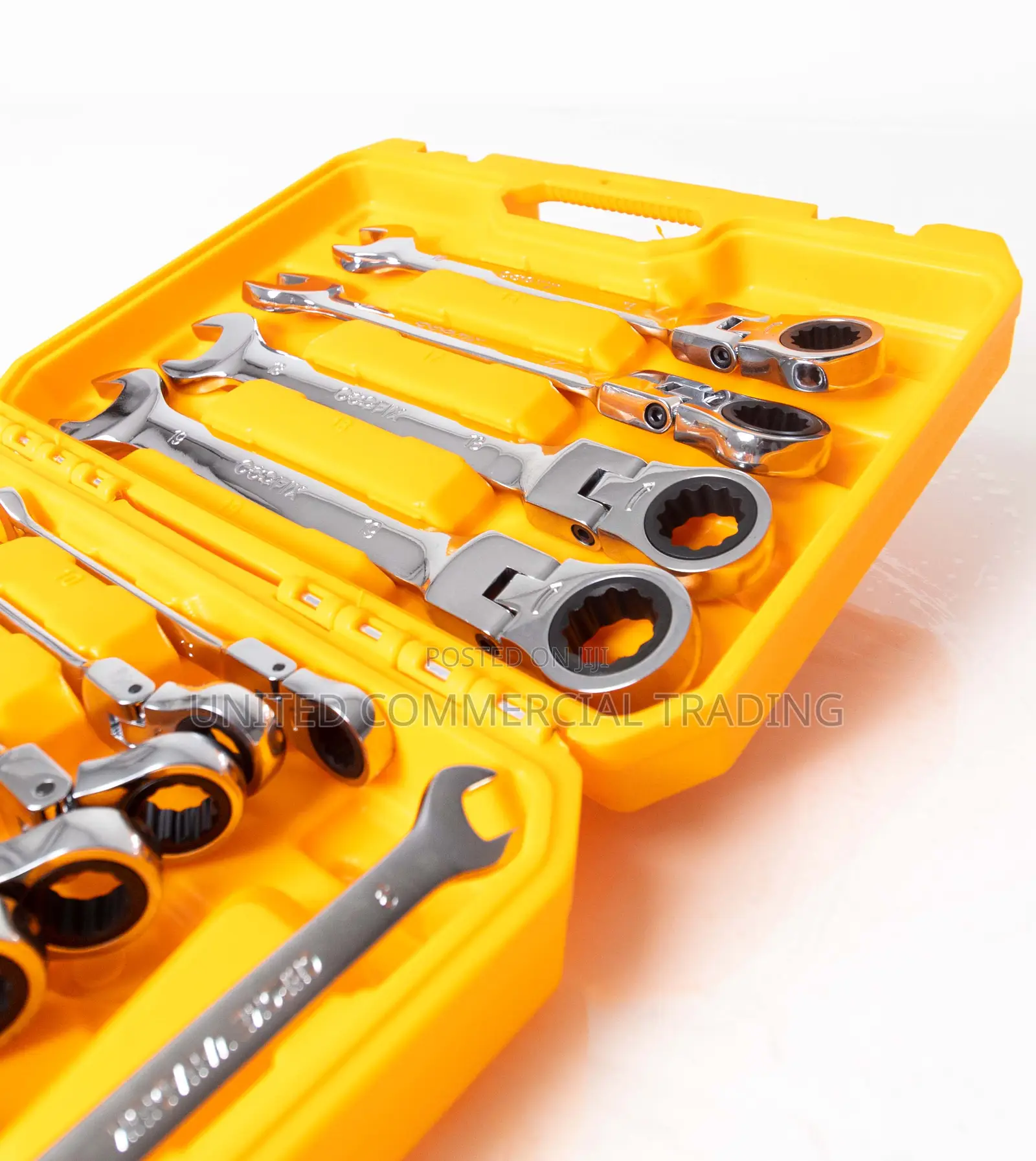 12pcs Flexible Ratchet Wrench Set