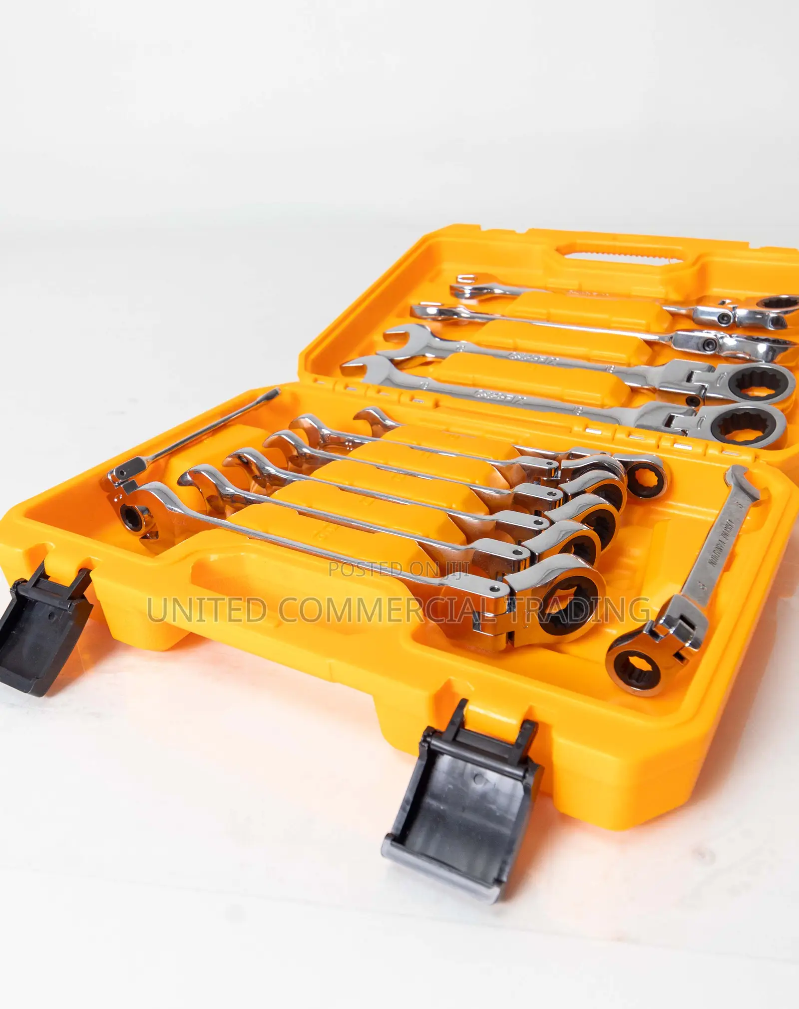 12pcs Flexible Ratchet Wrench Set