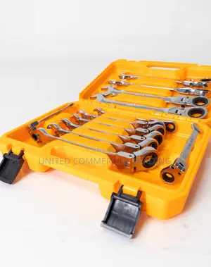 12pcs Flexible Ratchet Wrench Set
