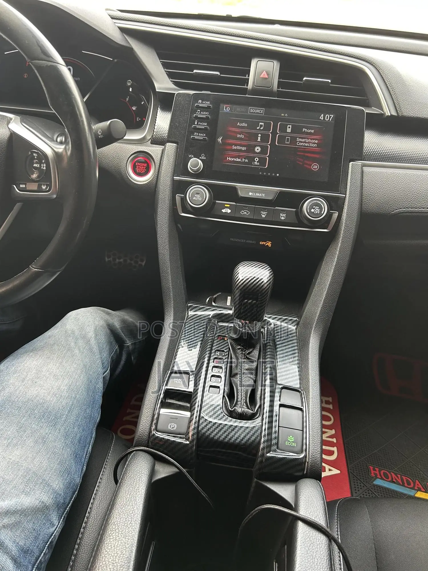 Honda Civic Sport Sedan 2019 Black