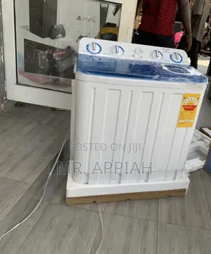 Get Adorable Nasco 7kg Twin Tub Washing Machine + Spin Dry 