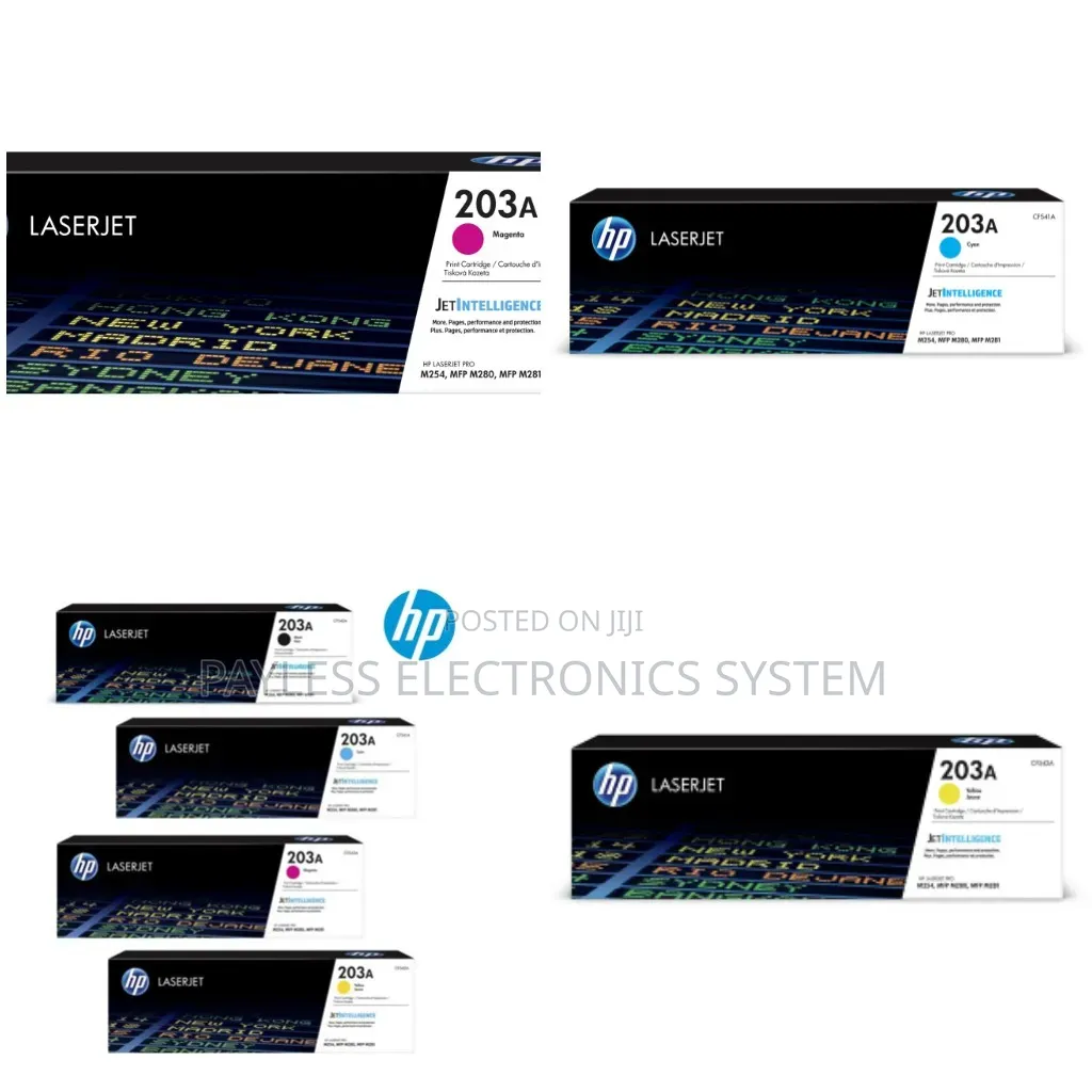 Hp 203a (Cf540a) Colours Toner