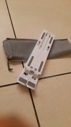 Adjustable Foldable Laptop Stand - Portable Ergonomic (White)