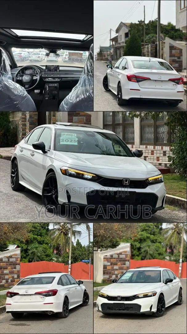 New Honda Civic Sport CVT 2025 White