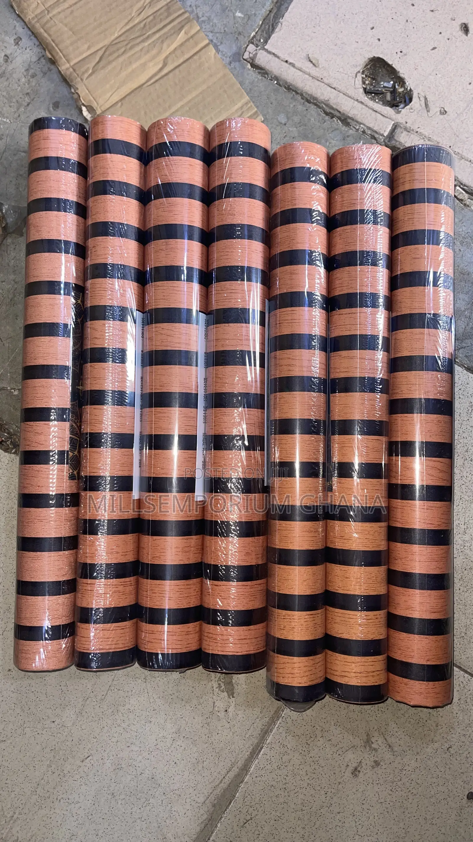 Black and Brown Wallpaper Panel 3d