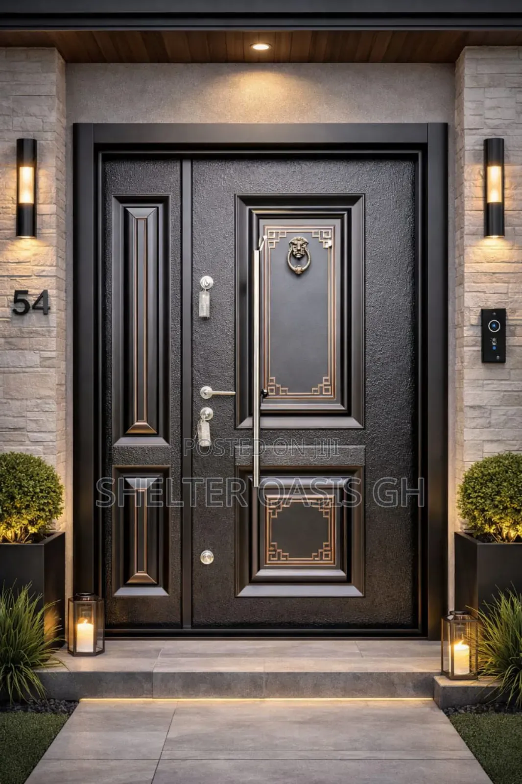 Aluminium Cast Door One and Half