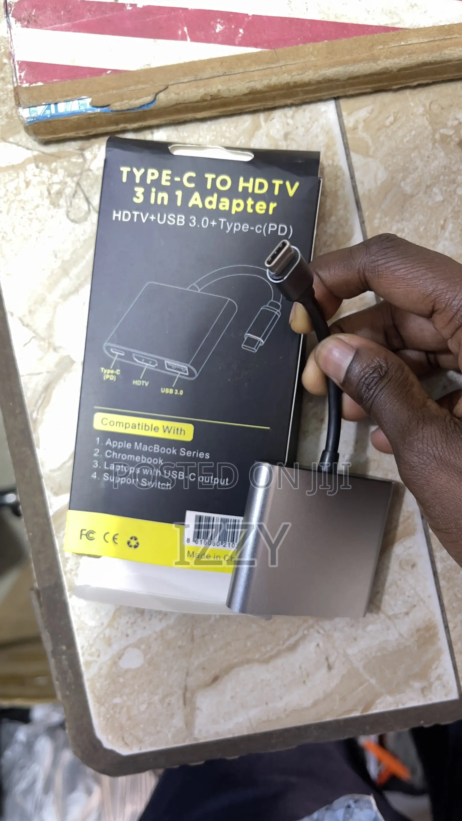 Type-C to Hd Tv 3 in 1 Adapter Hdtv+Usb 3.0+ Type-C(Pd)