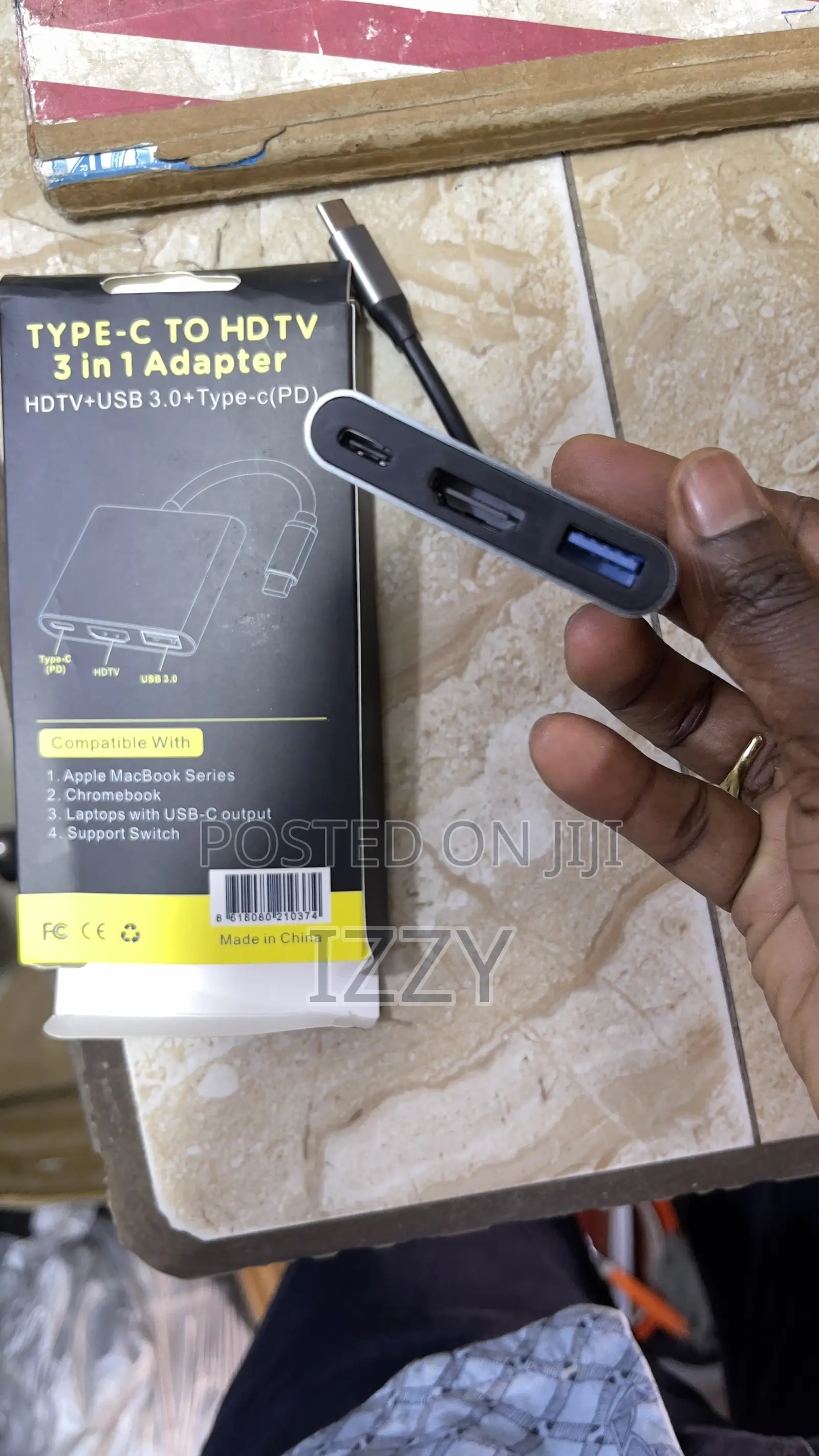 Type-C to Hd Tv 3 in 1 Adapter Hdtv+Usb 3.0+ Type-C(Pd)