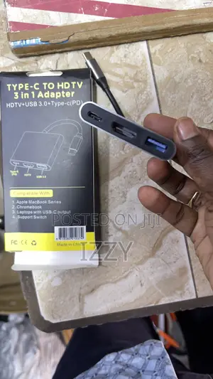 Type-C to Hd Tv 3 in 1 Adapter Hdtv+Usb 3.0+ Type-C(Pd)