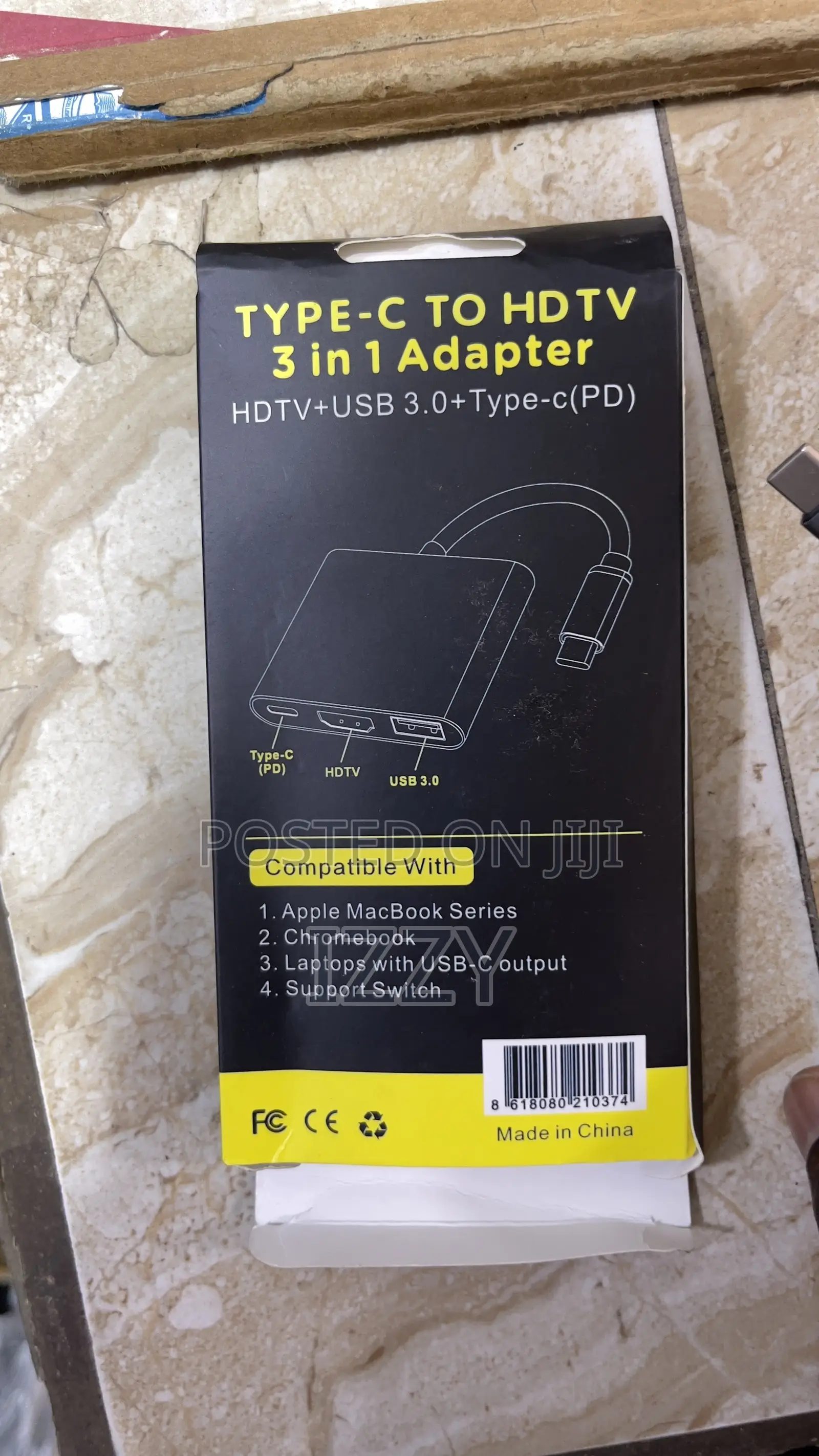 Type-C to Hd Tv 3 in 1 Adapter Hdtv+Usb 3.0+ Type-C(Pd)
