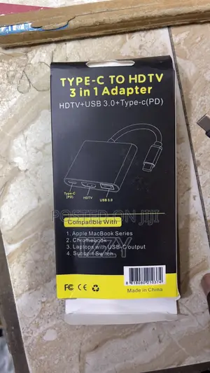 Type-C to Hd Tv 3 in 1 Adapter Hdtv+Usb 3.0+ Type-C(Pd)