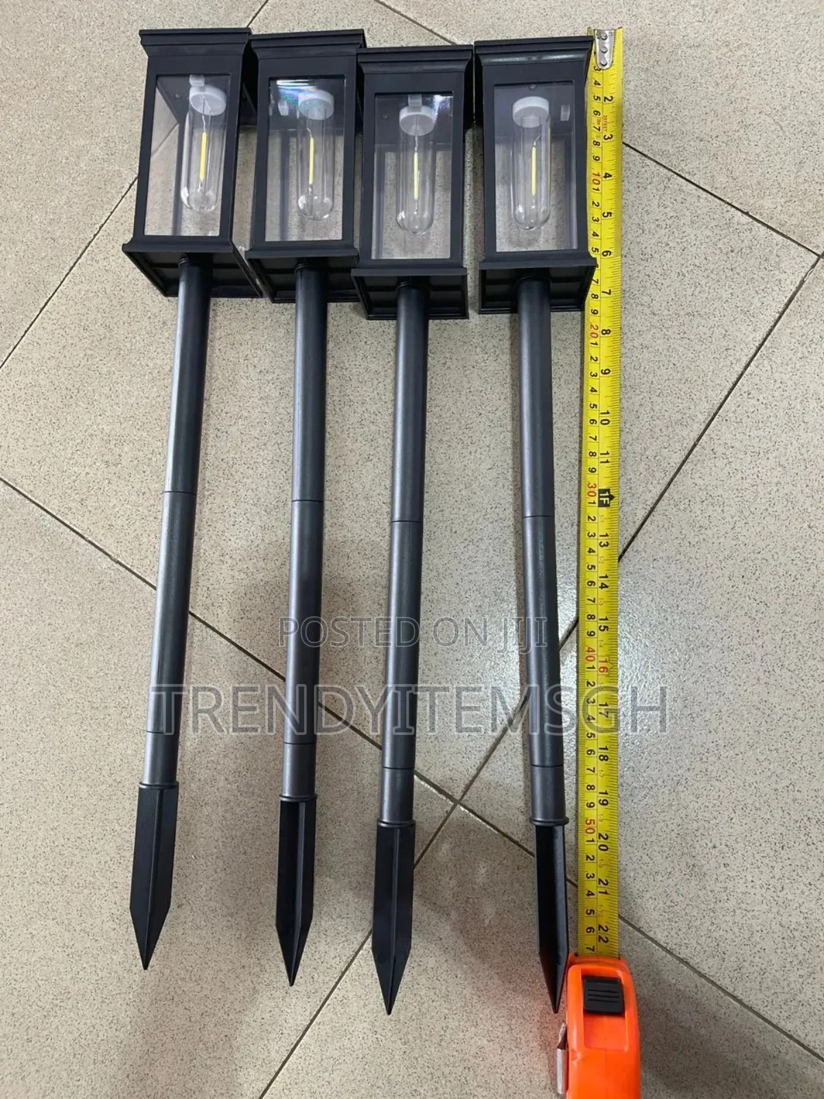 4 Set Led Solar Outdoor Garden Lamp