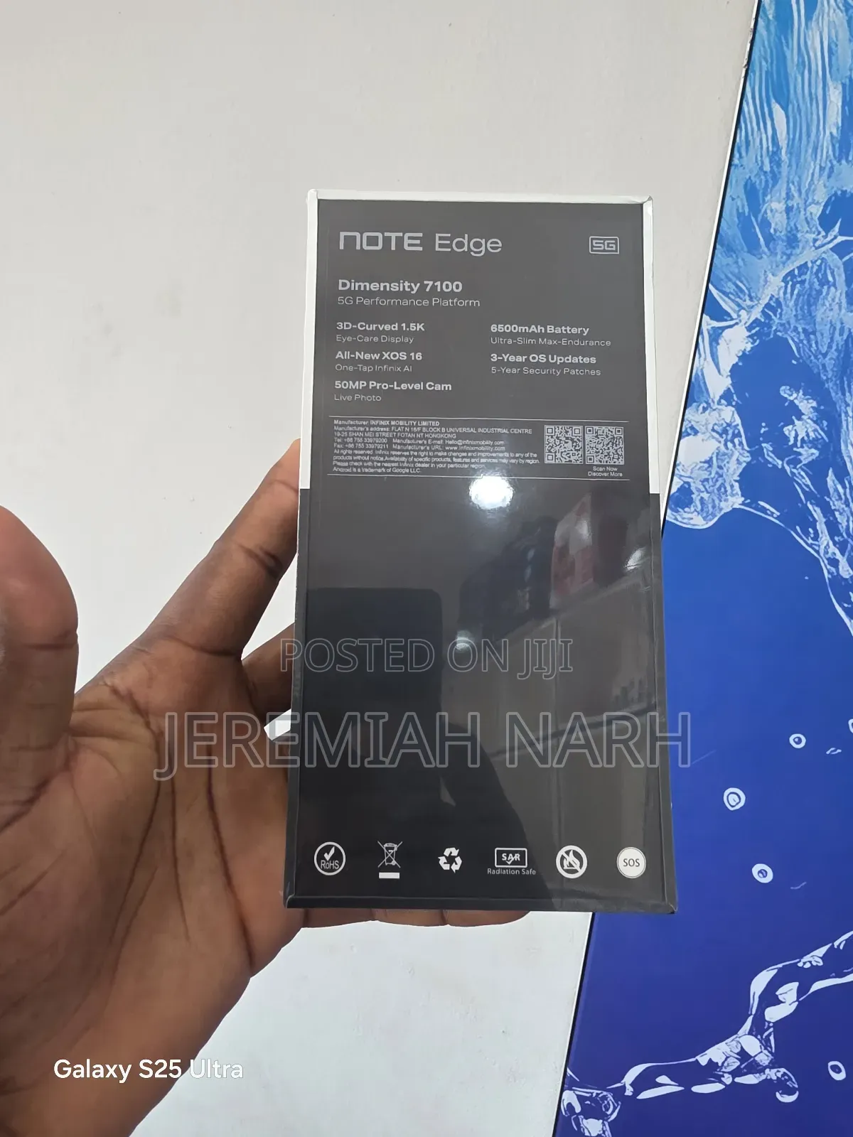 New Infinix Note 50 Pro+ 256 GB Black